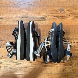 TEVA and Chaco Sandals lot of 2